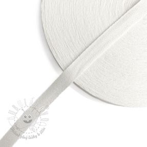 Keprová stuha bavlnená 15 mm white