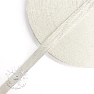 Keprová stuha bavlnená 15 mm off white