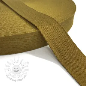 Popruh bavlna 4 cm golden brown