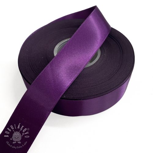 Saténová stuha obojstranná 25 mm purple