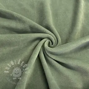Kojenecký plyš moss green