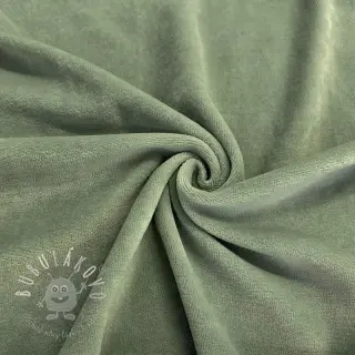 Kojenecký plyš moss green