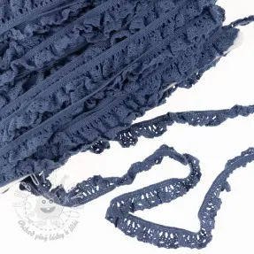 Bavlnená čipka elastická dark jeans