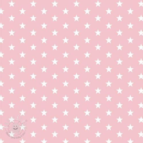 Bavlnená látka Petit stars rose