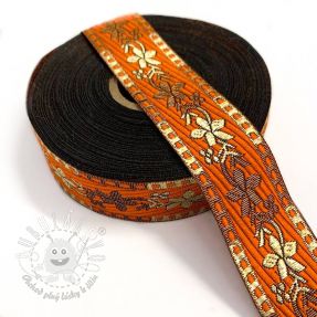 Jacquard Ornament orange