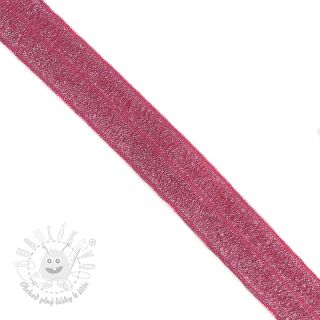 Lemovacia guma glitter 20 mm fuchsia