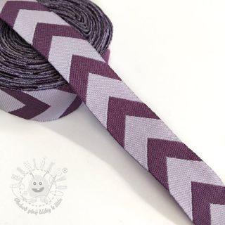 Stuha Chevron purple