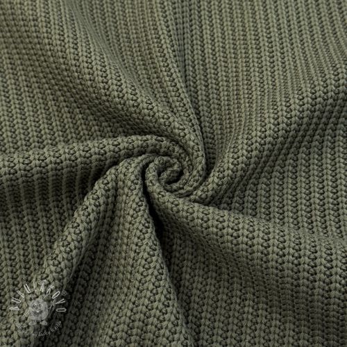 Svetrovina BIG KNIT camo green Svetrovina BIG KNIT camo green