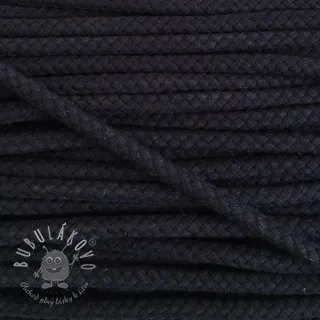 Bavlnená šnúra 8 mm dark blue