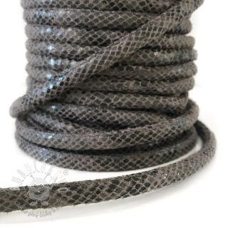 Semišová šnúra Snake grey