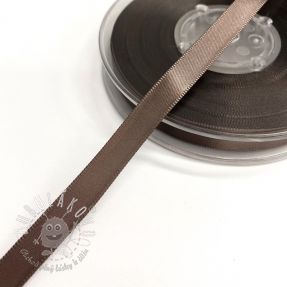 Saténová stuha obojstranná 9 mm brown