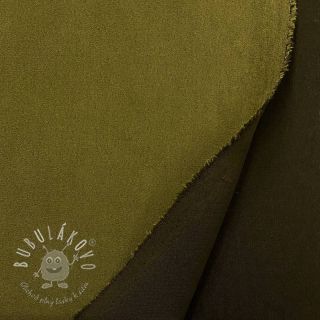 Semiš stretch army green