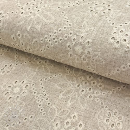 Viskóza s ľanom Lucy natural