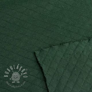 Prešívaná teplákovina dark green