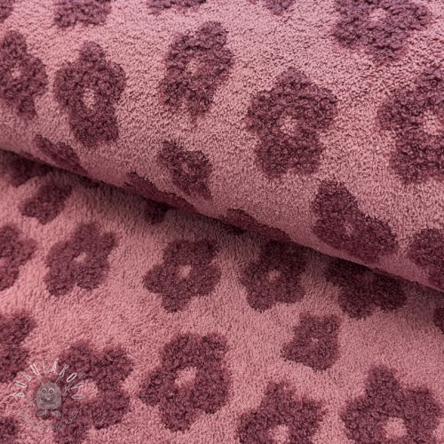 Froté Knitted flowers old pink