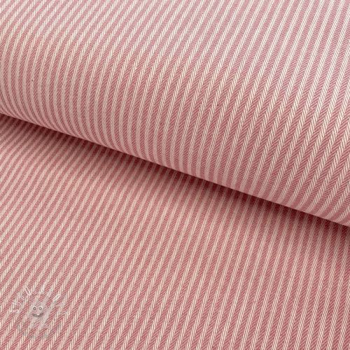 Dekoračná látka DOBBY Colored stripe blush