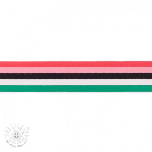 Guma hladká 4 cm Multistripe 8