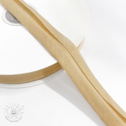 Lemovací prúžok bavlna light sand Lemovací prúžok bavlna light sand