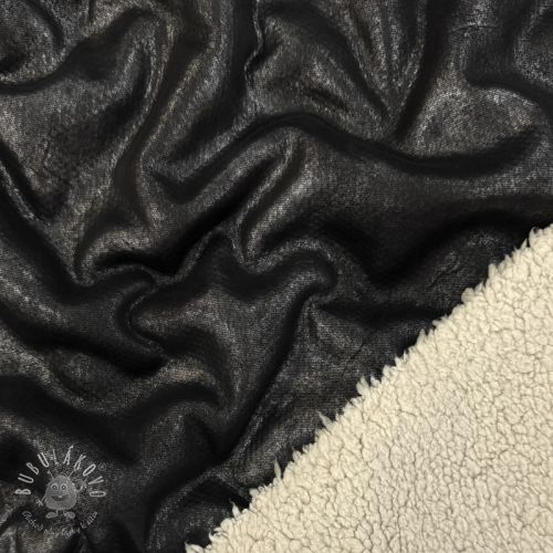 Kabátovina Vintage Glammy Teddy Lammy black