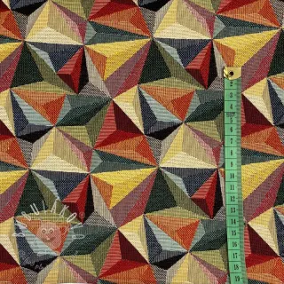 Dekoračná látka GOBELIN PREMIUM Colourful triangles