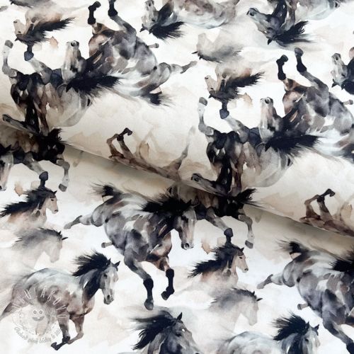 Úplet Majestic horses design C digital print