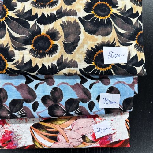 Balík látok ľan s bavlnou 054