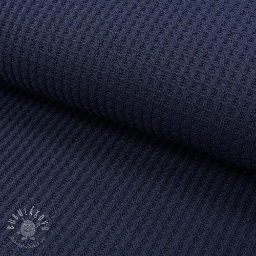 Svetrovina WAFFLE BIG KNIT navy