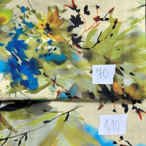 Balík látok viskóza s ľanom 156