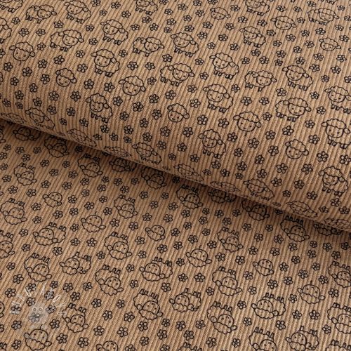 Menčester STRETCH Little sheep sand