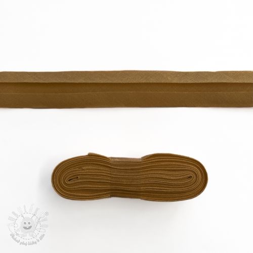 Lemovací prúžok bavlna - 3 m brown Lemovací prúžok bavlna - 3 m brown