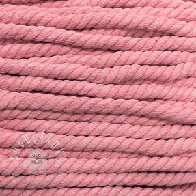 Bavlnená šnúra točená 12 mm pink