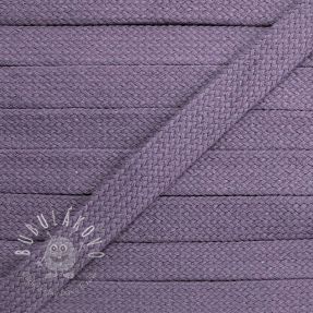 Bavlnená šnúra plochá 13 mm lavender