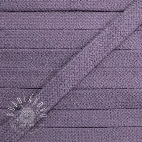 Bavlnená šnúra plochá 13 mm lavender