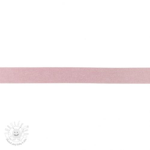 Lemovací prúžok úpletový washed pink Lemovací prúžok úpletový washed pink