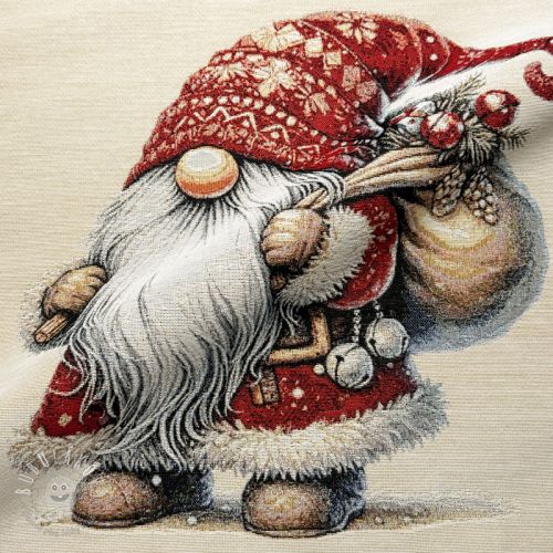 Dekoračná látka GOBELIN PREMIUM Happy Gnome PANEL Dekoračná látka GOBELIN PREMIUM Happy Gnome PANEL