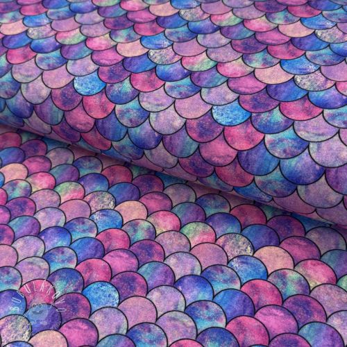 Úplet Mermaid scales digital print