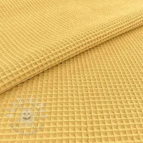 Bavlna s vaflovou väzbou soft yellow