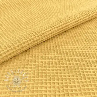 Bavlna s vaflovou väzbou soft yellow