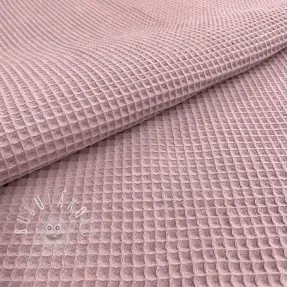 Bavlna s vaflovou väzbou lilac