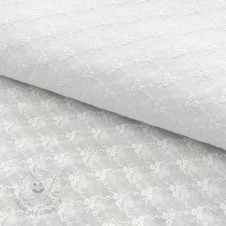 Madeira embroidery Carol white