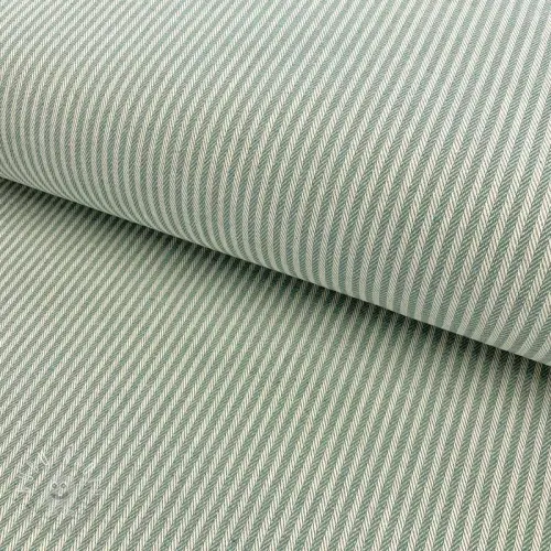 Dekoračná látka DOBBY Colored stripe soft green