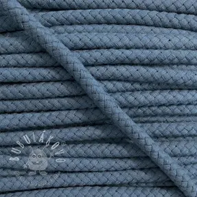 Bavlnená šnúra 8 mm middle jeans