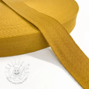 Popruh bavlna 4 cm ochre