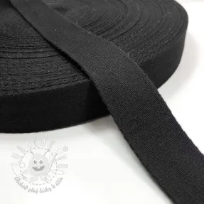Popruh bavlna 4 cm black