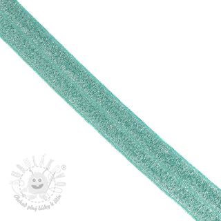 Lemovacia guma glitter 20 mm dark mint