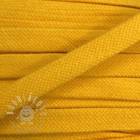Bavlnená šnúra plochá 15 mm yellow