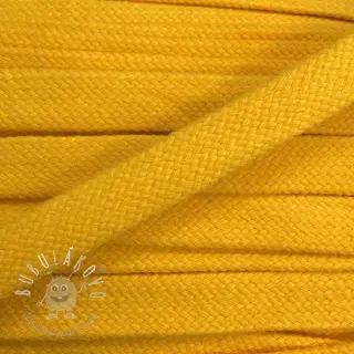 Bavlnená šnúra plochá 15 mm yellow