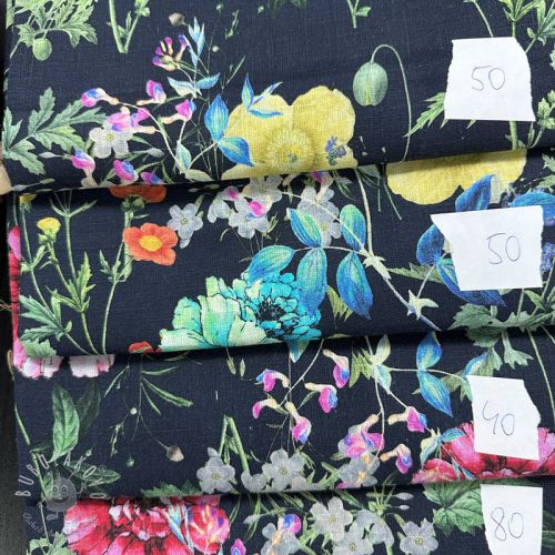 Balík látok ľan s bavlnou 056