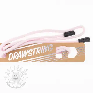 Šnúrka do kapucne s koncovkami 115 cm HEAD1 light pink