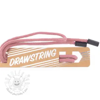 Šnúrka do kapucne s koncovkami 115 cm HEAD1 old pink